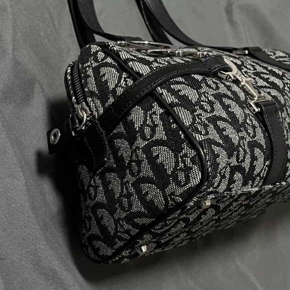 AUTHENTIC Vintage Dior Oblique Pattern Bag Y2K - Picture 6 of 10